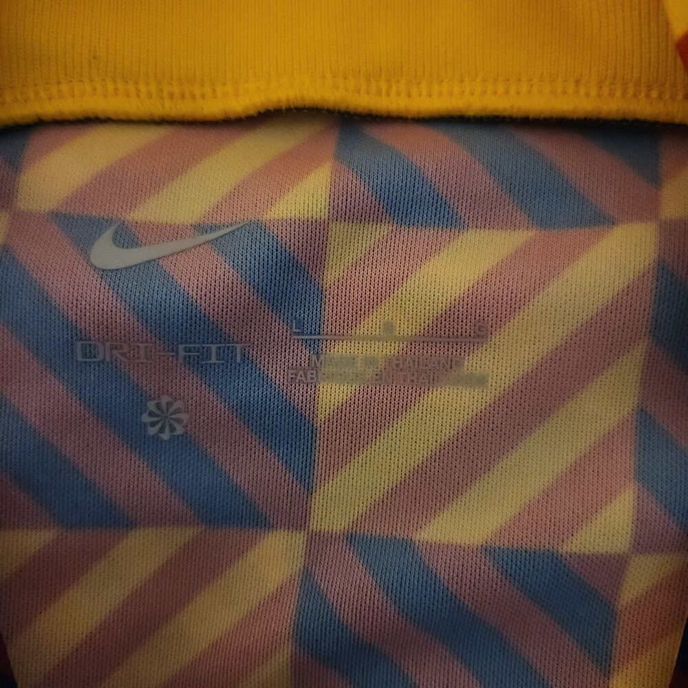 Nike men's LARGE fútbol soccer DR4902-729 Barcelona jersey "just do it " - Picture 5 of 7